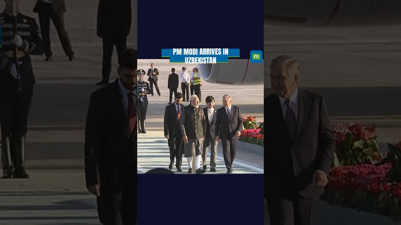 PM Modi Arrives In Tashkent To Hold Talks With Mirziyoyev On India-Uzbekistan Ties