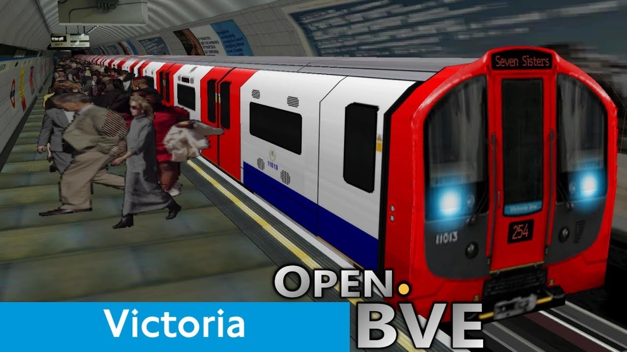 Playing Open.BVE #3 - Victoria Line (2009 Stock): Walthamstow Central to Vauxhall
