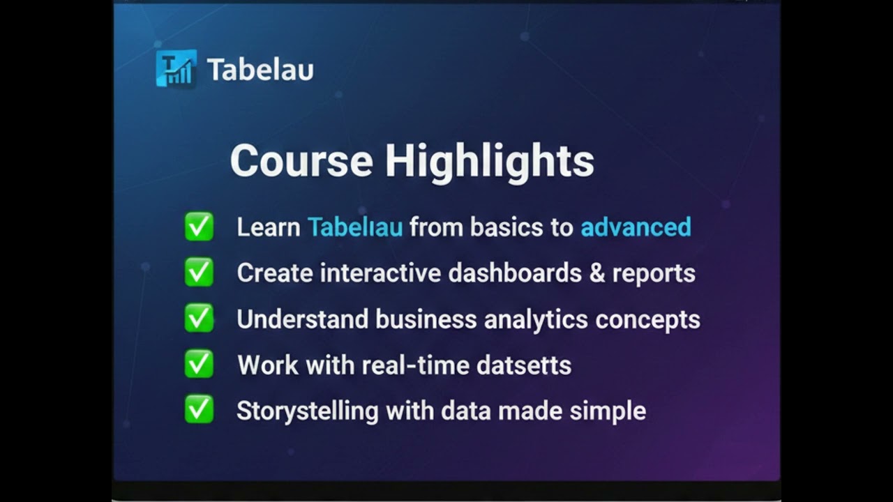 Become a Tableau Expert | Data Visualization & Business Analytics | Tableau Course for Freshers