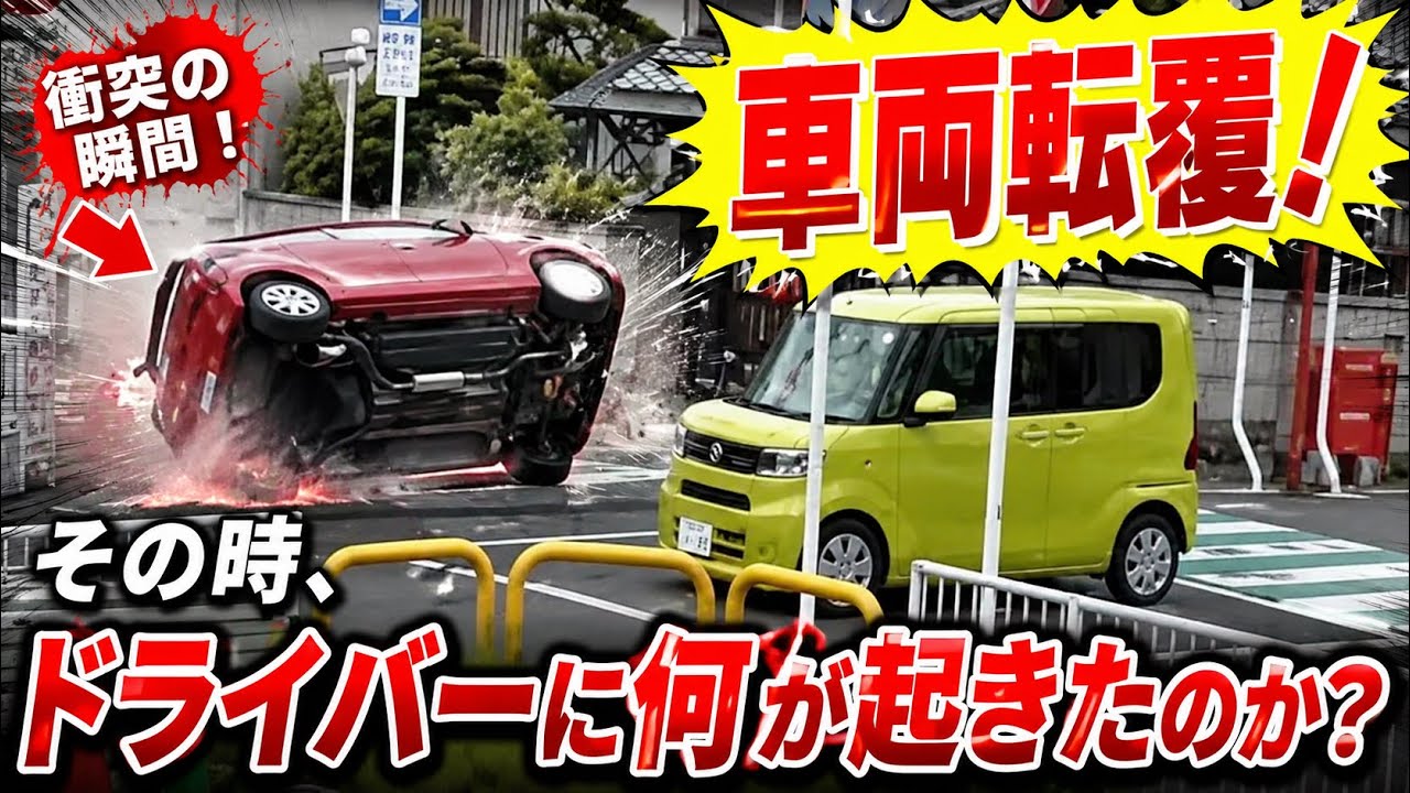 交差点転覆事故（長編）　ケース⑩ 救急車とPC（パトカー）到着まで　ロングバージョン