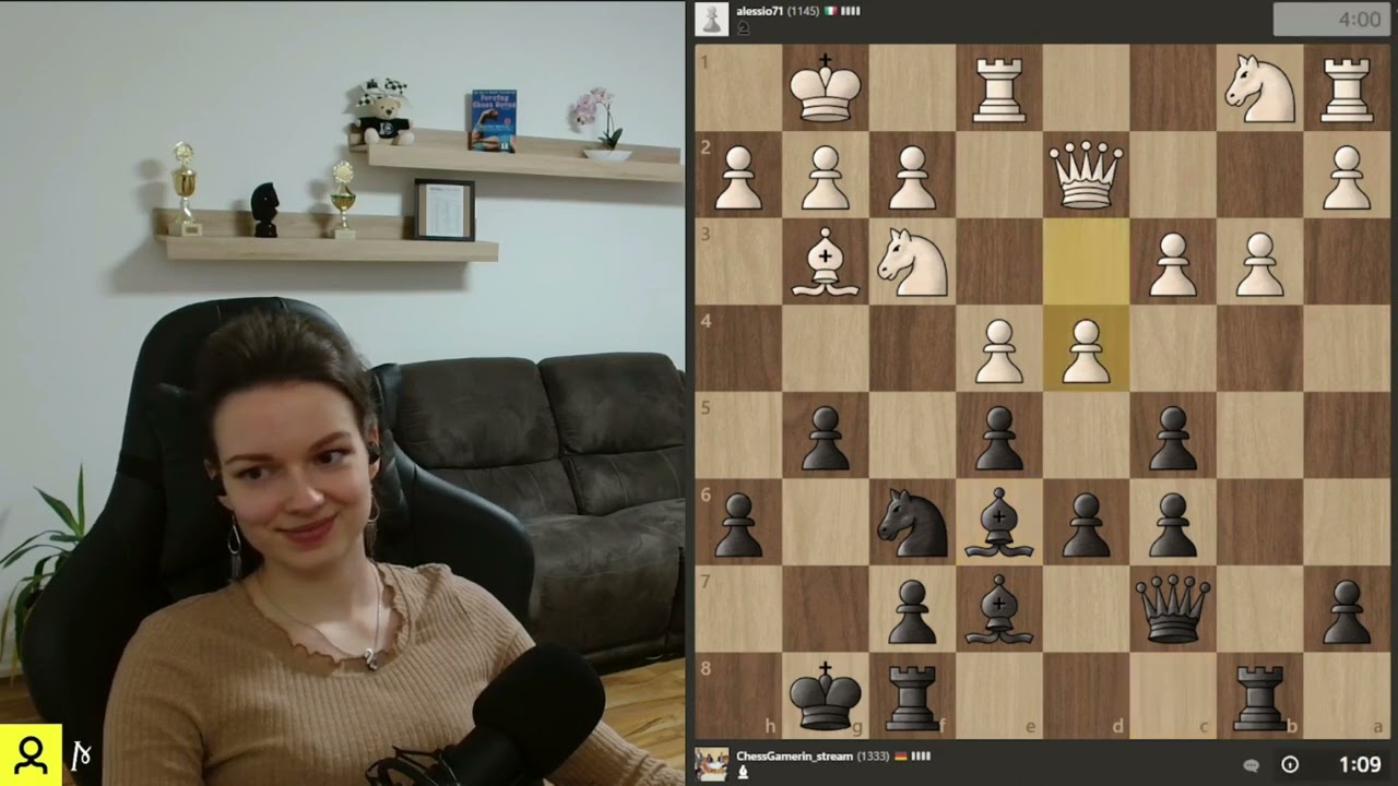 ChessGamerin bleibt auch in Zeitnot entspannt