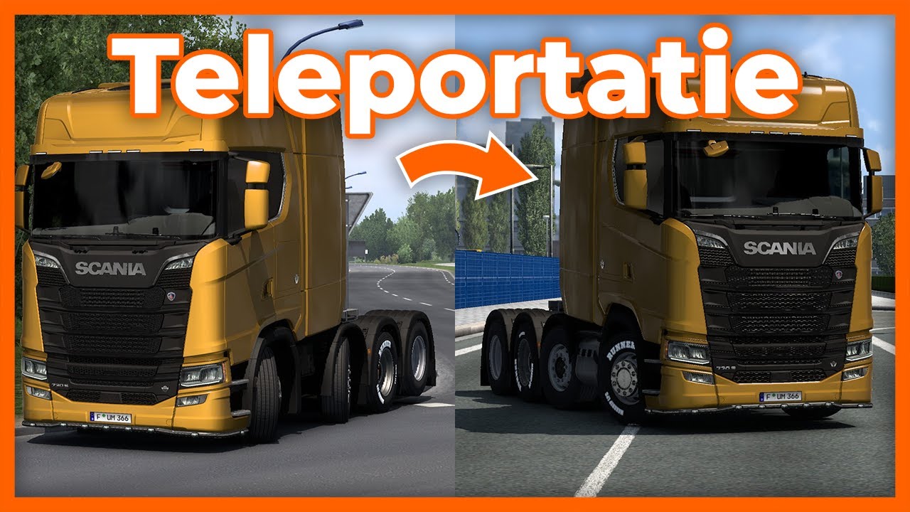 Hoe Teleporteer Je? ETS2 Tutorial