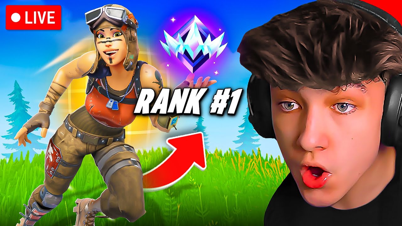Getting #1 *UNREAL* RANK in SQUADS! (Fortnite)