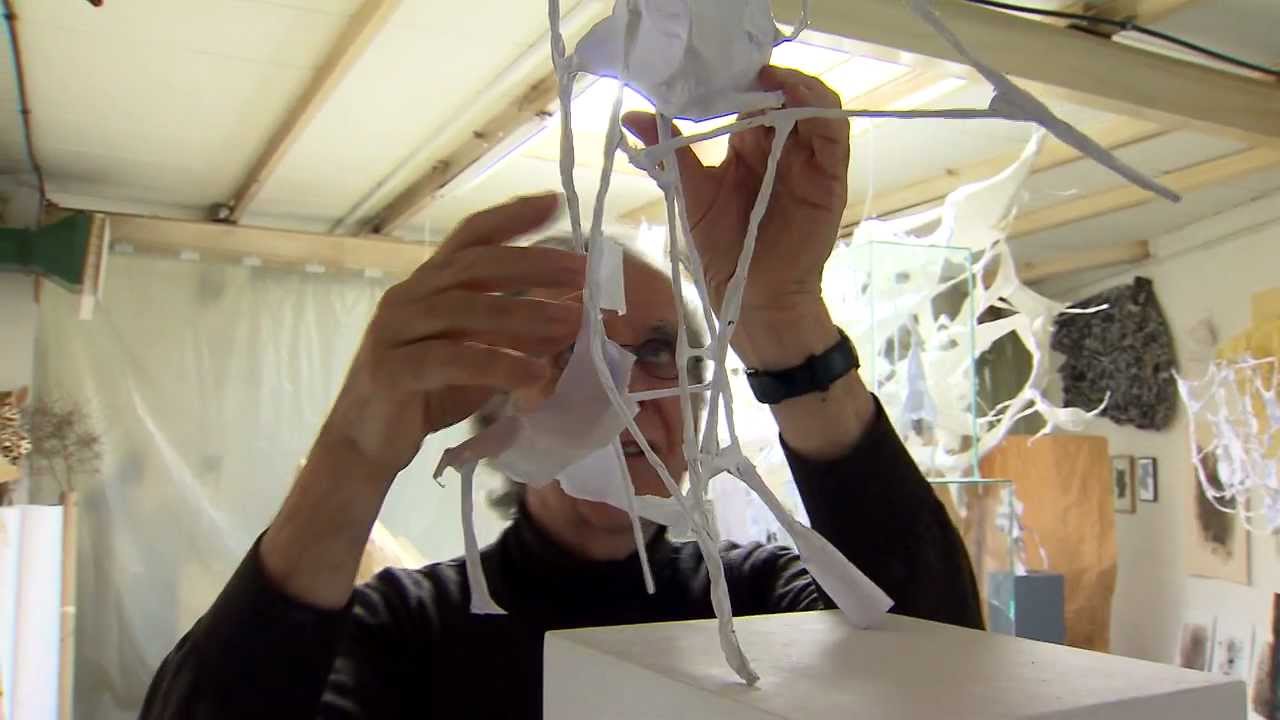 J&uuml;rgen Heckmanns Atelier Besuch: Papier Skulpturen - Folge 2