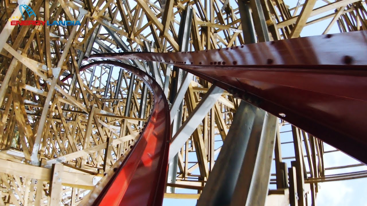 ZADRA Wooden Coaster POV - Energylandia Amusement Park Poland / No. 1 in the World