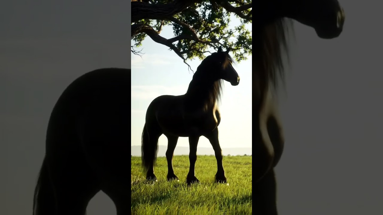 Beautiful Horse Walking Gracefully 🐎✨ #Shorts #horse #horseracing #horsefan #animatedshort