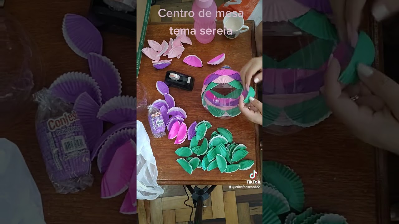 Centro de mesa tema sereia econômico