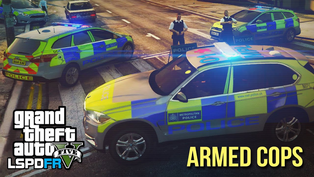 GTA 5 LSPDFR - Awesome Armed Police patrol ft. SC&O19 - The British way #59