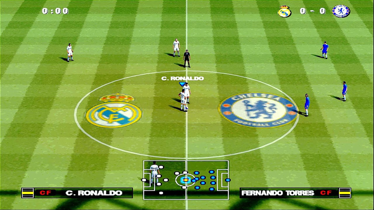 PES 2013 - Real Madrid vs Chelsea | PS2
