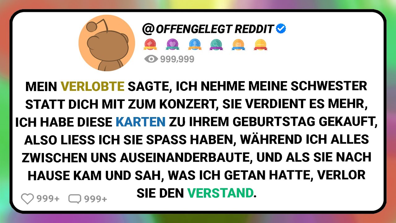 Mein Verlobte Sagte, Ich Nehme Meine Schwester Statt Dich Mit Zum Konzert, Sie Verdient Es Mehr,....