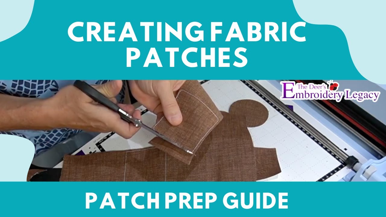 Turning Fabric into Patches - How to Prep your Fabric to Create Embroidery Patches