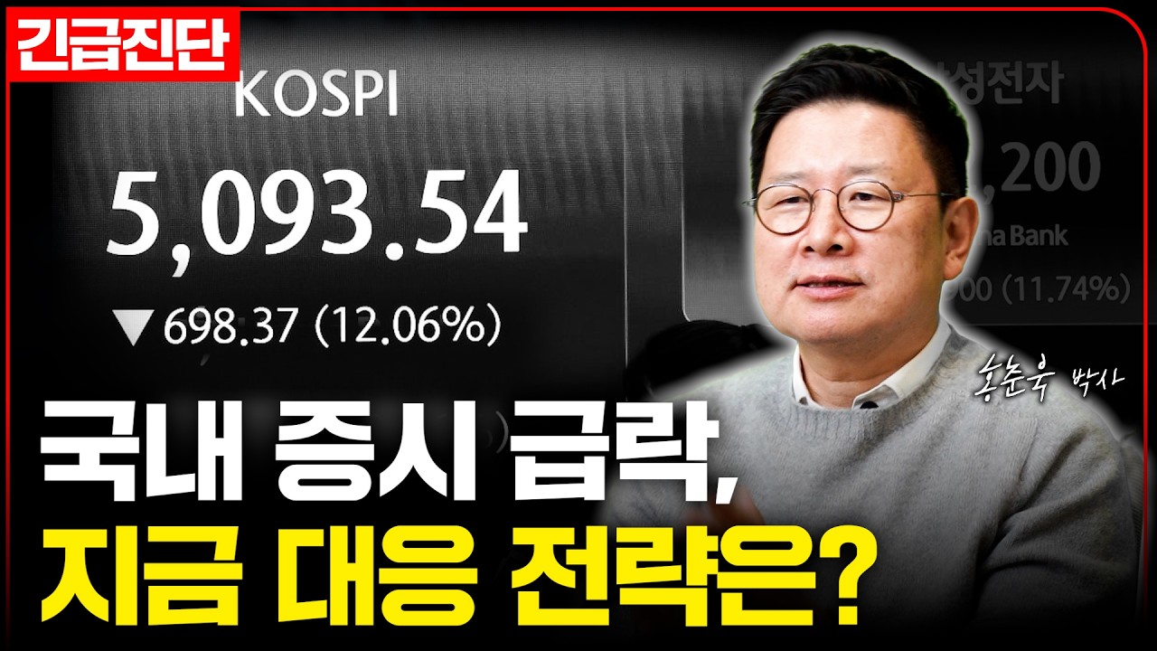 [긴급진단] 국내 증시 급락, 지금 대응 전략은? (홍춘욱 박사)