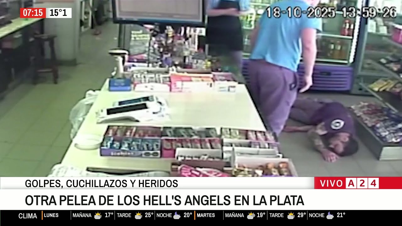 🚨 VIOLENTO ENFRENTAMIENTO ENTRE LOS HELL'S ANGELS Y LOS TEHUELCHES EN LA PLATA