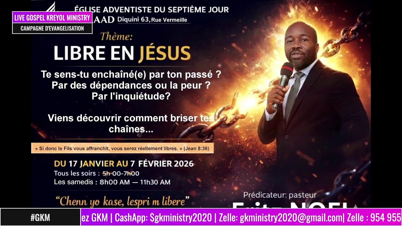 CULTE D'ADORATION | CAMPAGNE D'EVANGELISATION | 31-01-26 | PAST FRITZ NOEL