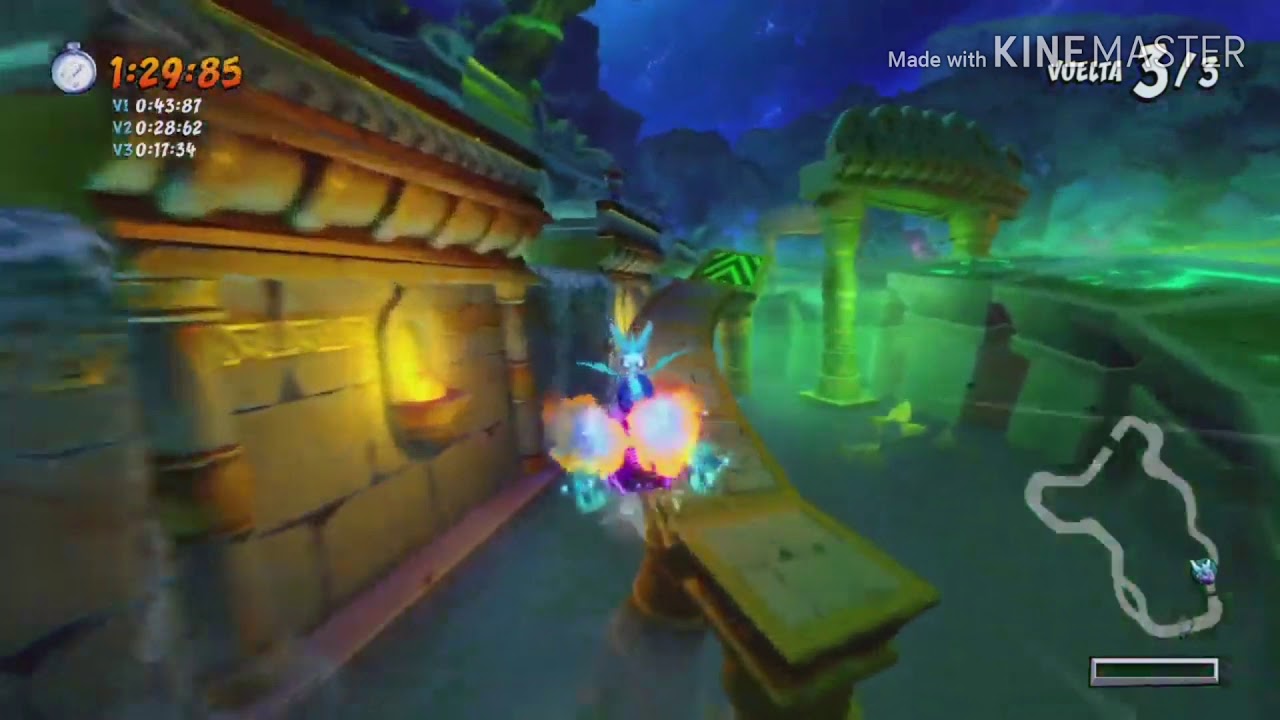 #CTR #timetrial #nitrocrew templo de tiny  1:41:03