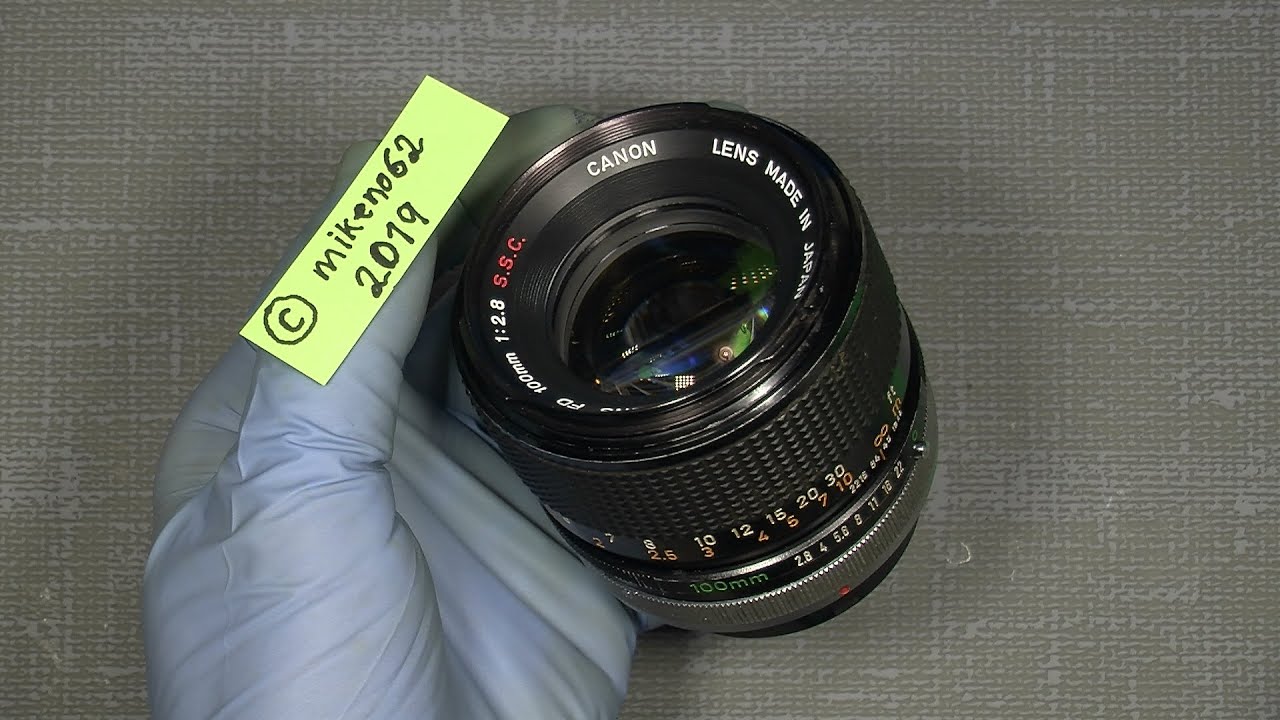 Working with the stiff focus ring in Canon FD 100mm 1:2.8  S.S.C.