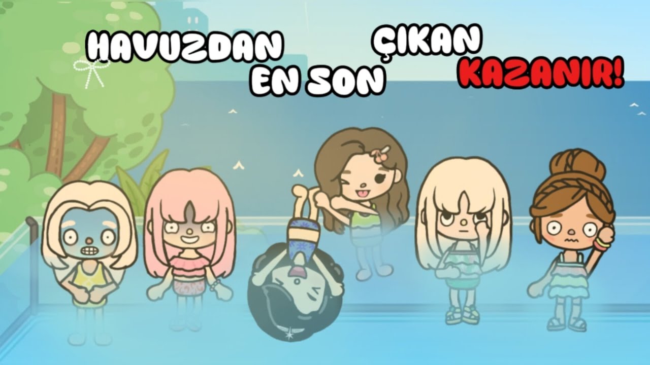HAVUZDAN EN SON ÇIKAN KAZANIR😱🏊‍♀️ |TOCALİFETÜRKÇE |TOCALİFEVİKTORIA #tocaboca #hype 