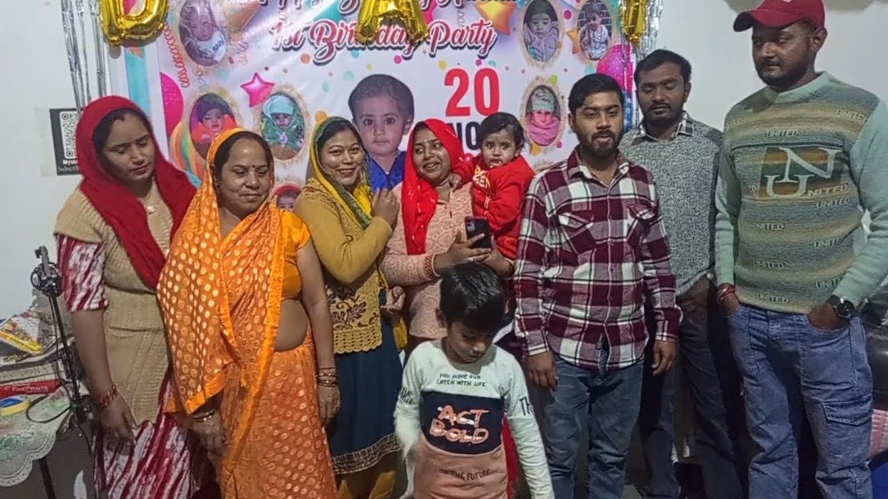 Birthday party celebrate 🥰😘😍