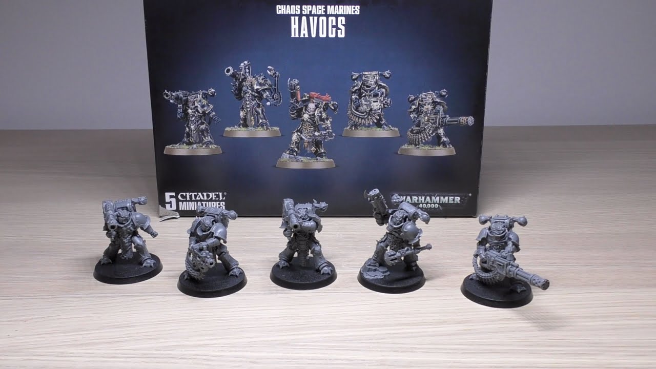 Chaos Space Marines Havocs - Review (WH40K)