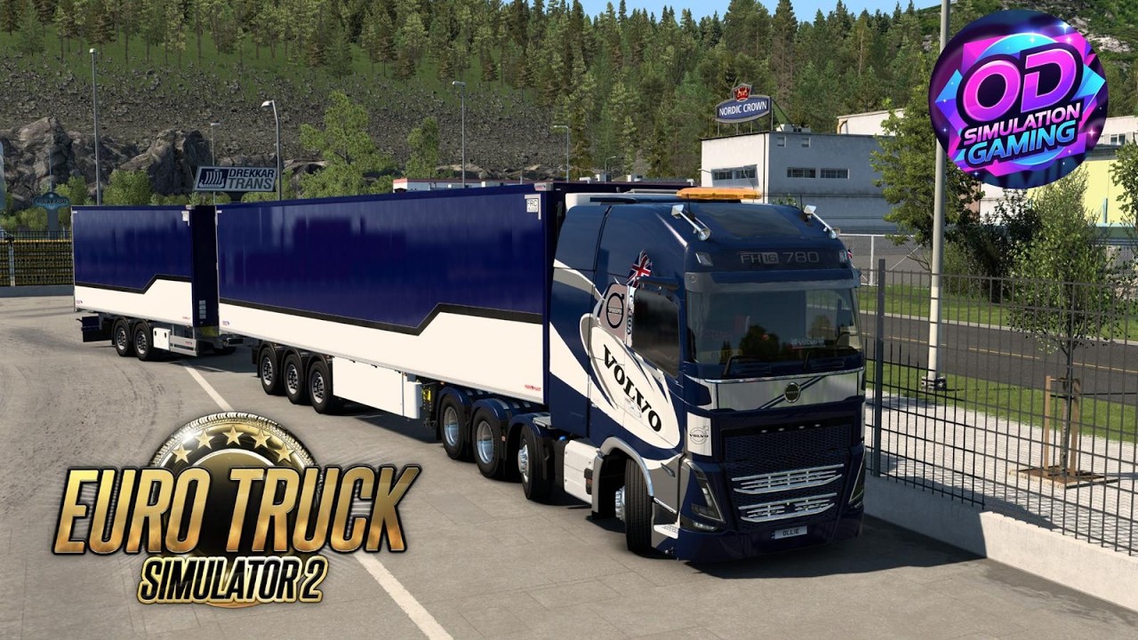 ETS2 | Stavanger to Bergen | Double Trailers | Volvo FH16 780