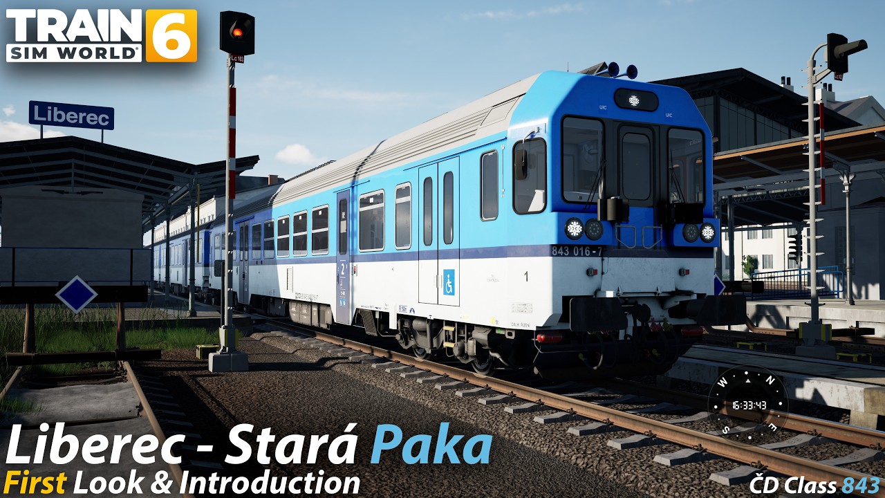 Первый взгляд на Либерец &mdash; Star&aacute; Paka: Train Sim World 6 [4K 60FPS]