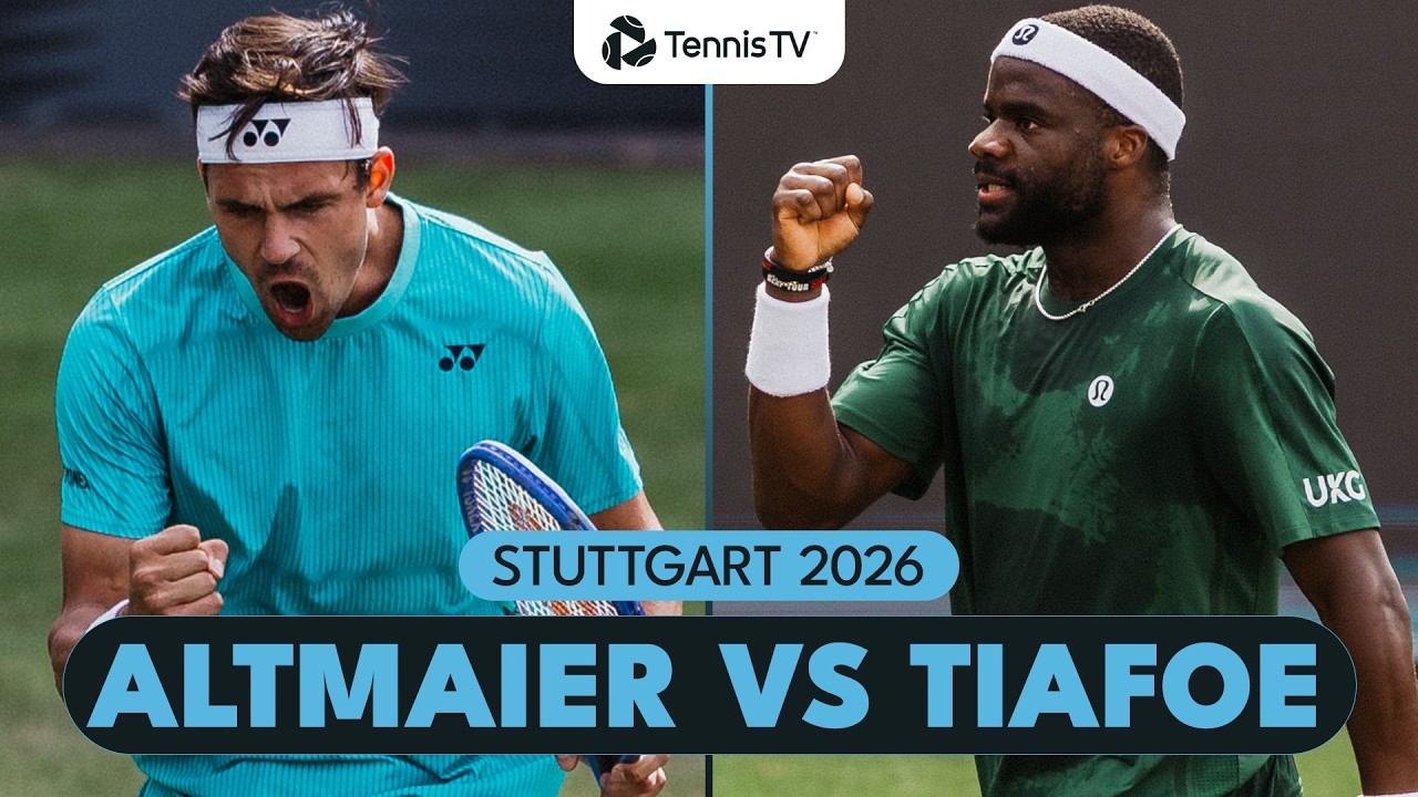 Daniel Altmaier vs Frances Tiafoe Tight Contest 😬 | Stuttgart 2026 Highlights