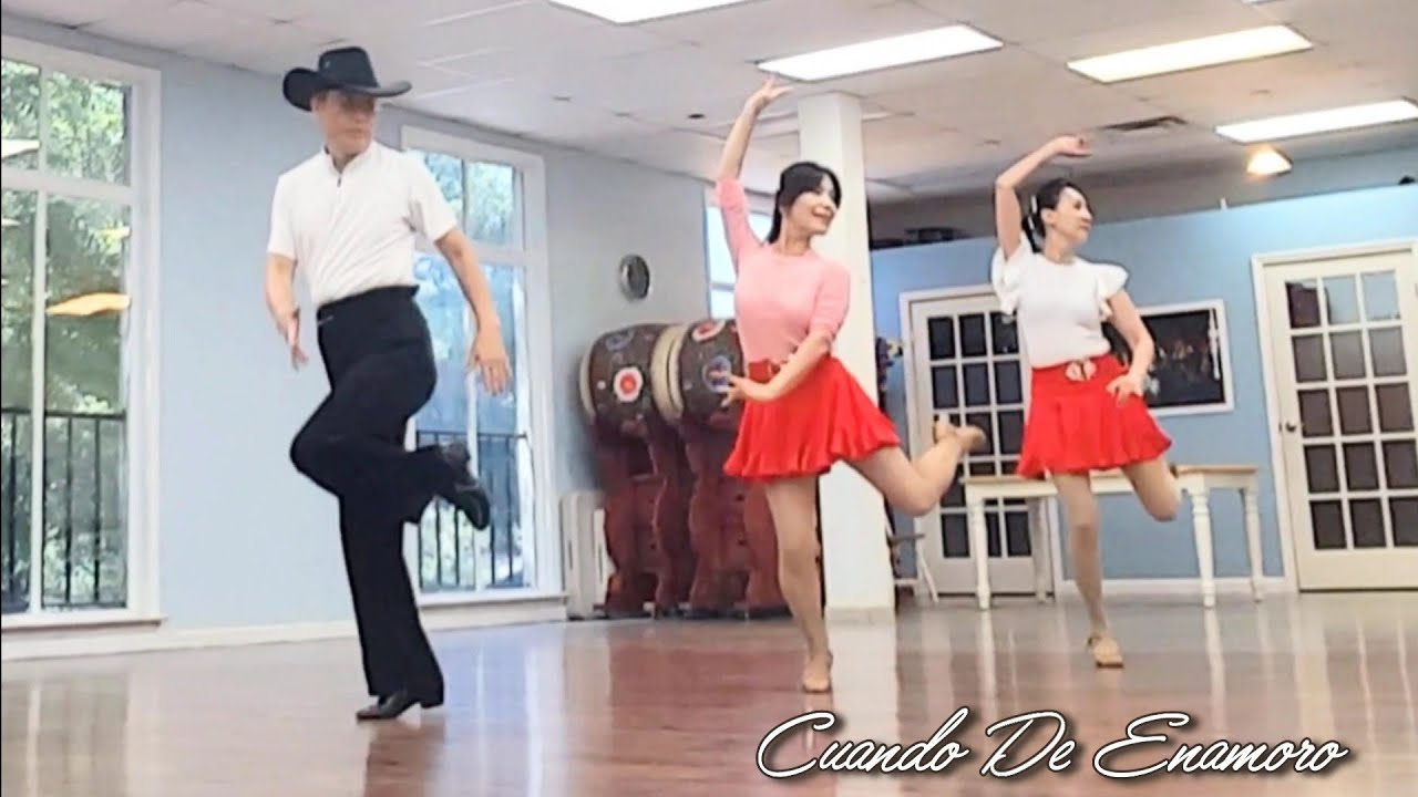 Cuando Me Enamoro Line Dance #애틀란타 #linedance #dance