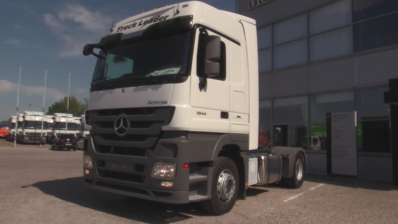 2018 Mercedes-Benz Actros 1844 LS 4X2 Truck Leader. Обзор (интерьер, экстерьер, двигатель).