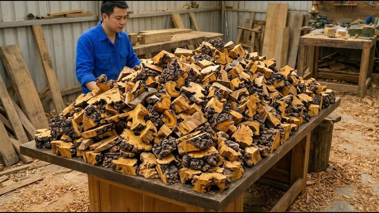 Everyone Was Thinking of Burning These Wood! But He Gave Them a New Life!