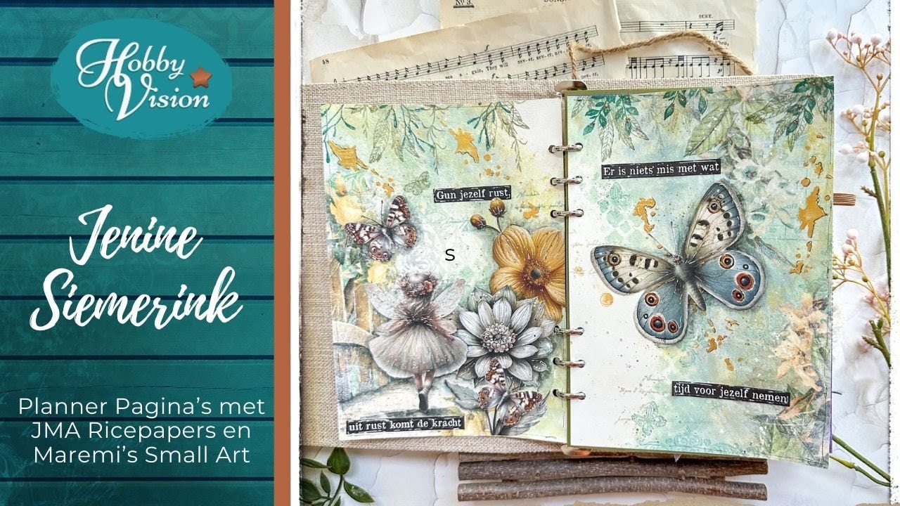 FBLive - 09-08-2024 - Planner pagina met Ricepapers & Maremi's Small Art
