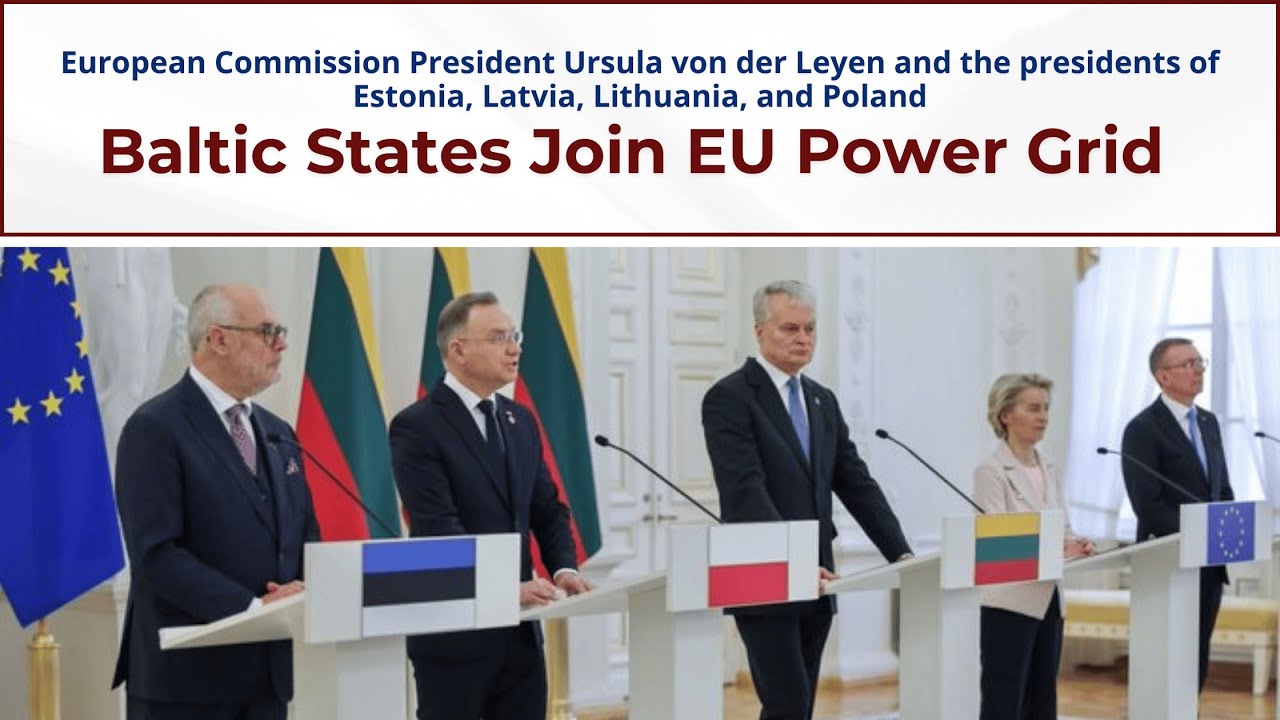 Baltic Power Grid Synchronization Ceremony | Nordic Today Live