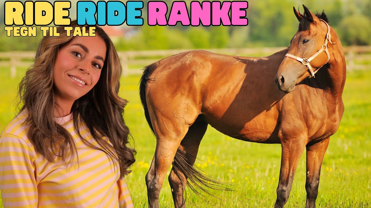 Ride Ride Ranke, si meg hvor skal veien gå - TEGN TIL TALE: Kjent Norsk barnesang