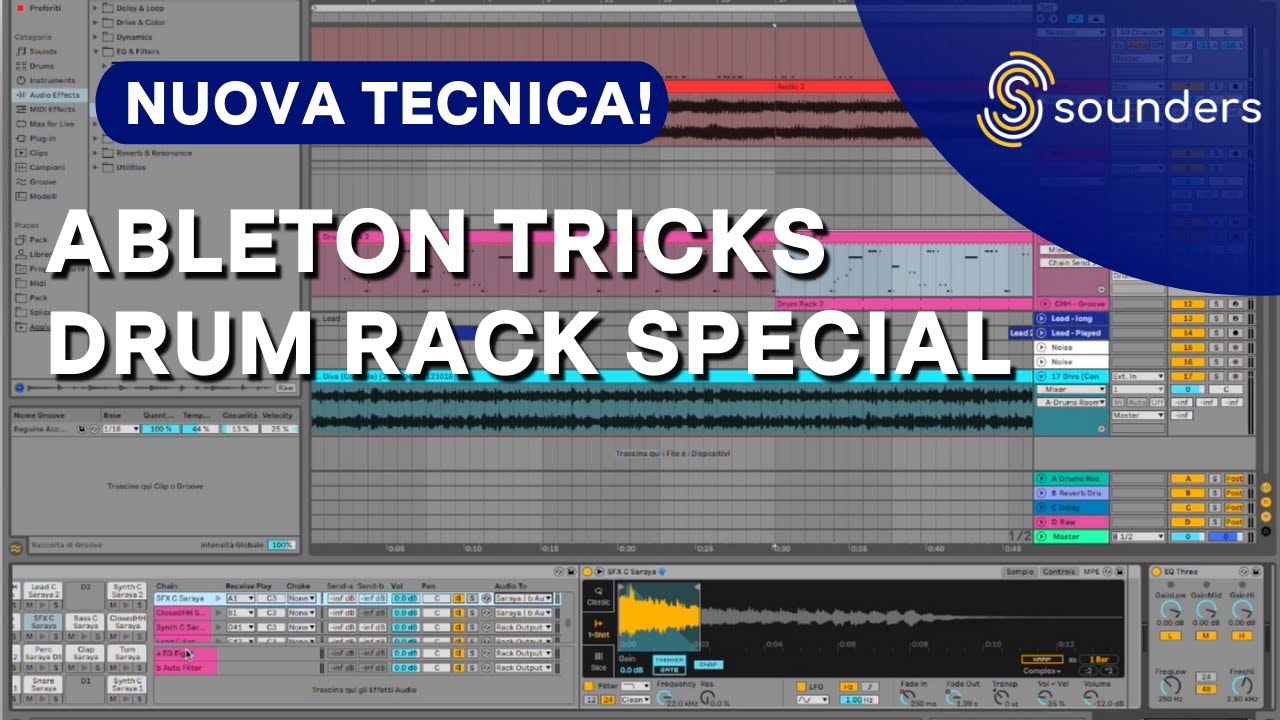 Tricks per utilizzare al meglio le DRUM RACK di Ableton [Simone Mangano - Ableton]