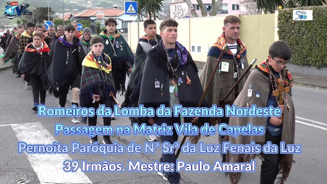 Romeiros da Lomba da Fazenda Nordeste 39 Irmãos  Mestre Paulo Amaral 27 03 2025