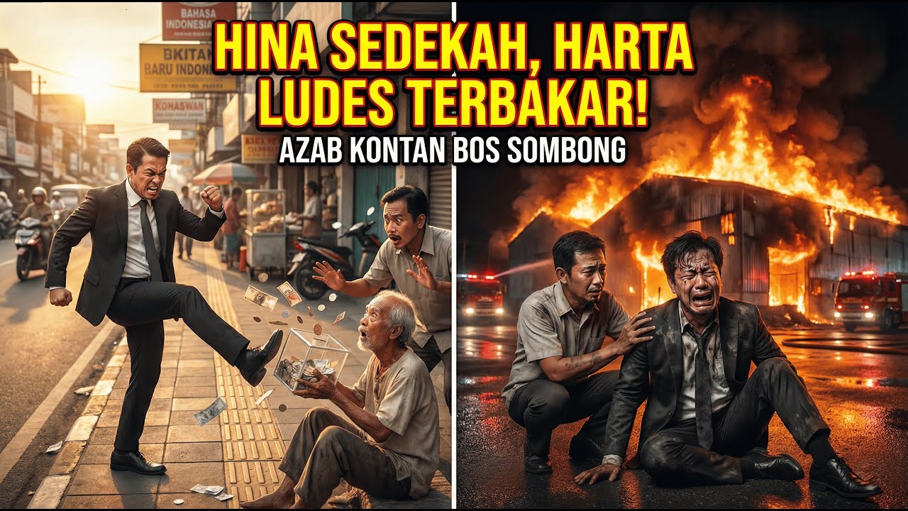 MATEMATIKA MANUSIA vs ALLAH: Sopir Miskin Sedekah Gaji Terakhir, Bos Kaya Main Riba Malah Hancur!
