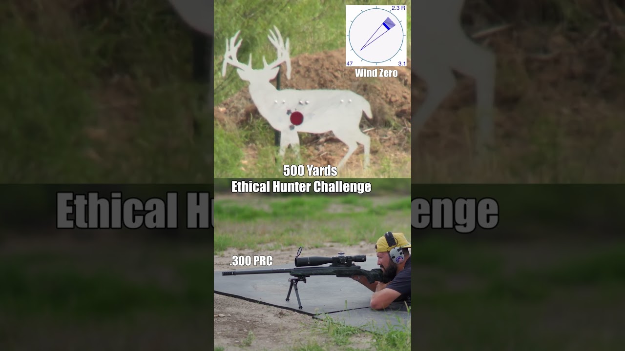 300 PRC - 500 ярдов Ethical Hunter Challenge