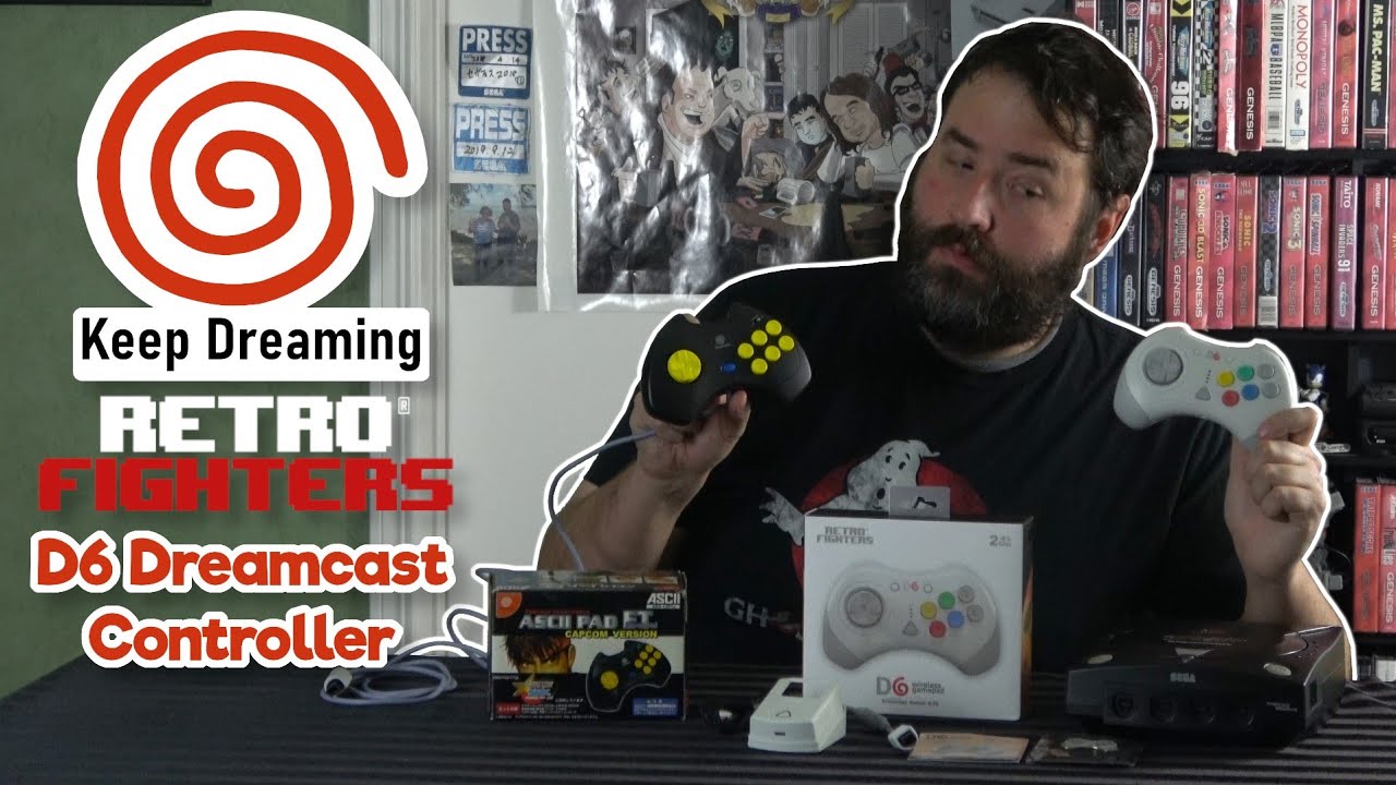 Retro Fighters D6 (Dreamcast) Controller (Switch, PC, & PS3) - Adam Koralik