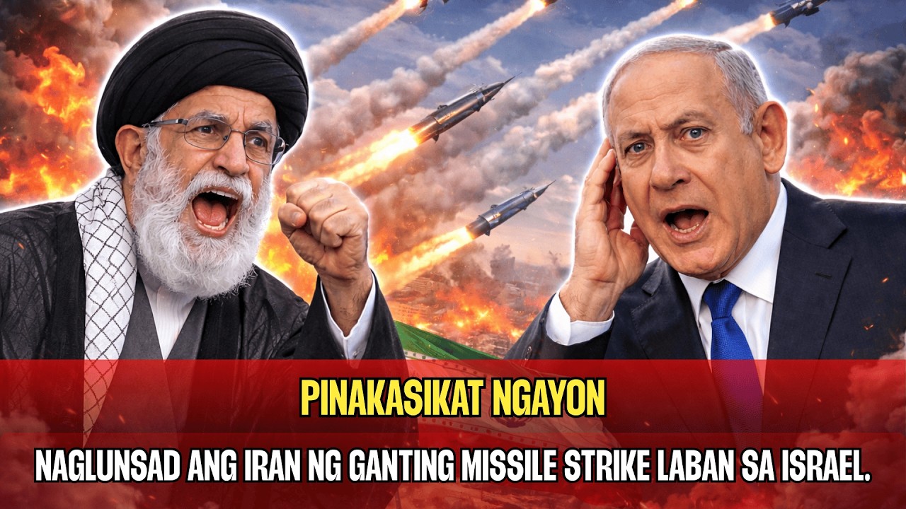 Iran Umaatake Bilang Pagtugon — Daang-daan na Mga Raket Itinapon Patungo sa Teritoryo ng Israel