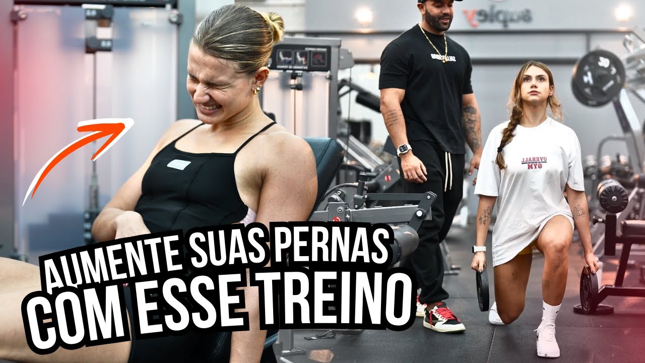 COMO AUMENTAR SUAS PERNAS MAIS RÁPIDO? ASSISTA ESSE TREINO DE QUADRÍCEPS!!!