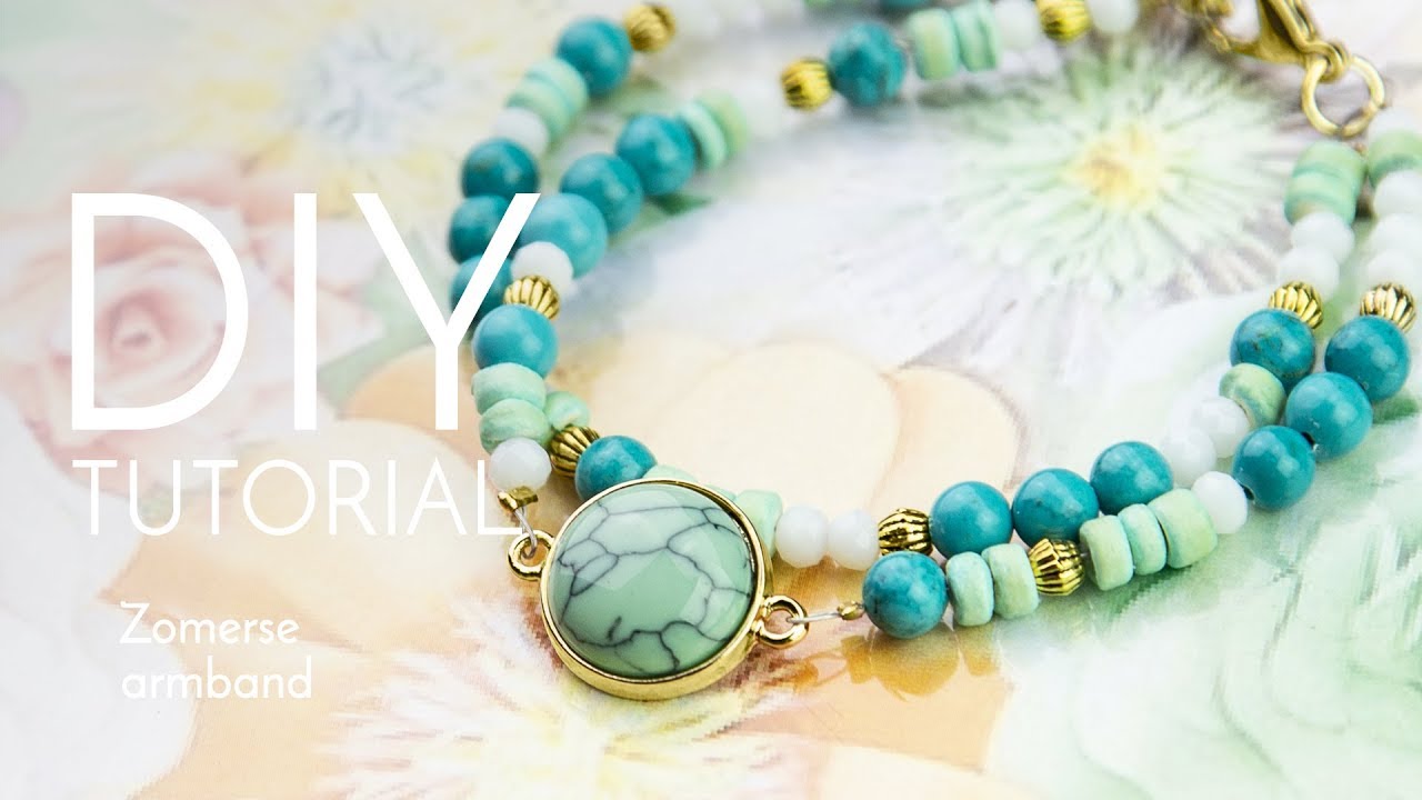 Sieraden maken met Kralenwinkel Online - Zomerse armband