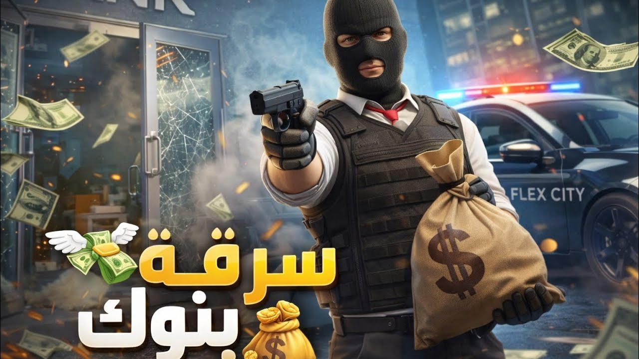 سرقة بنوك 💸😈 في لعبة: FLEX CITY 