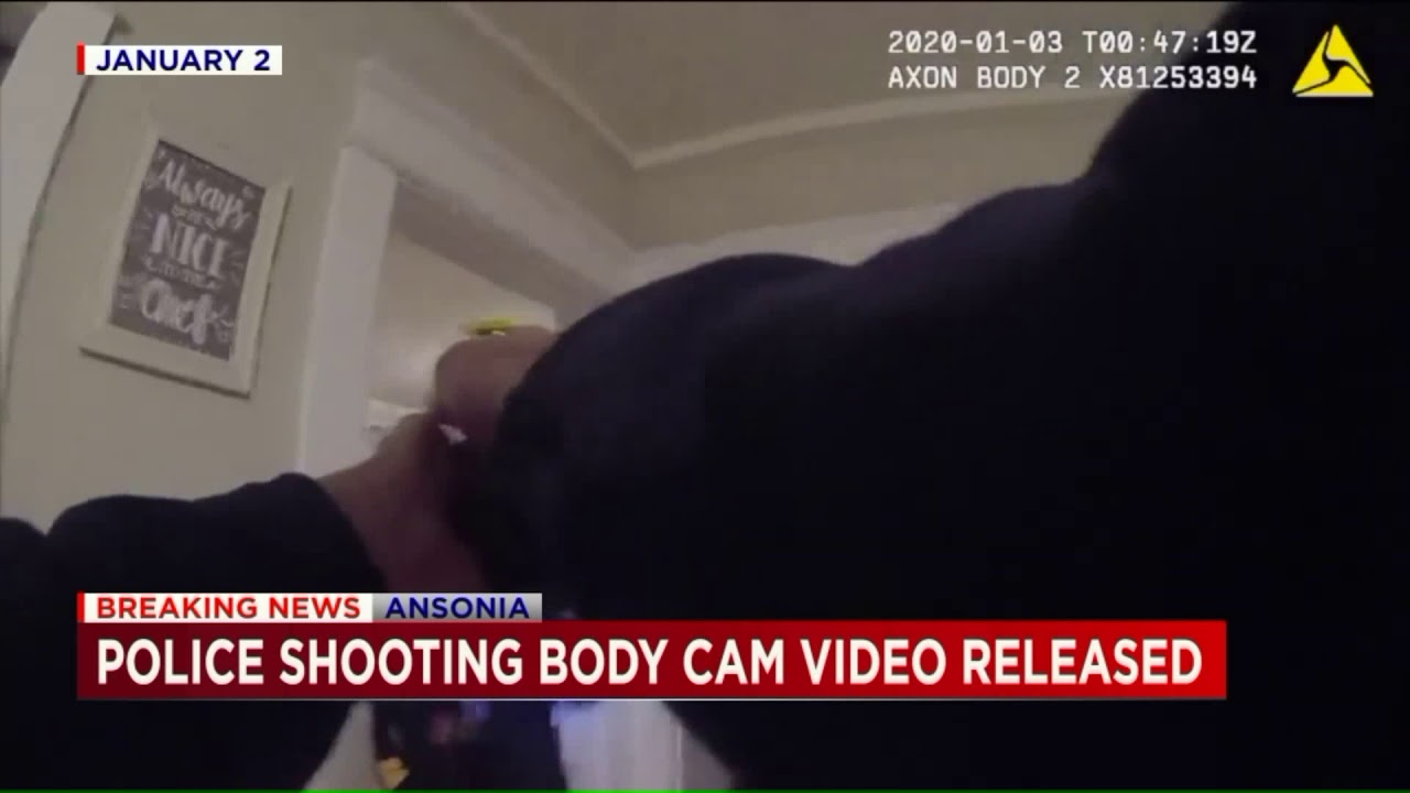 State Police release body cam footage from officer involved shooting in Ansonia