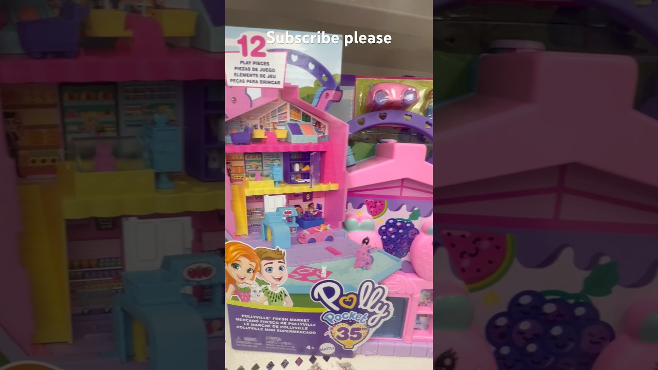 Polly pocket #pollyville #fresh #market #play #pieces #toys #shortfeed #shorts