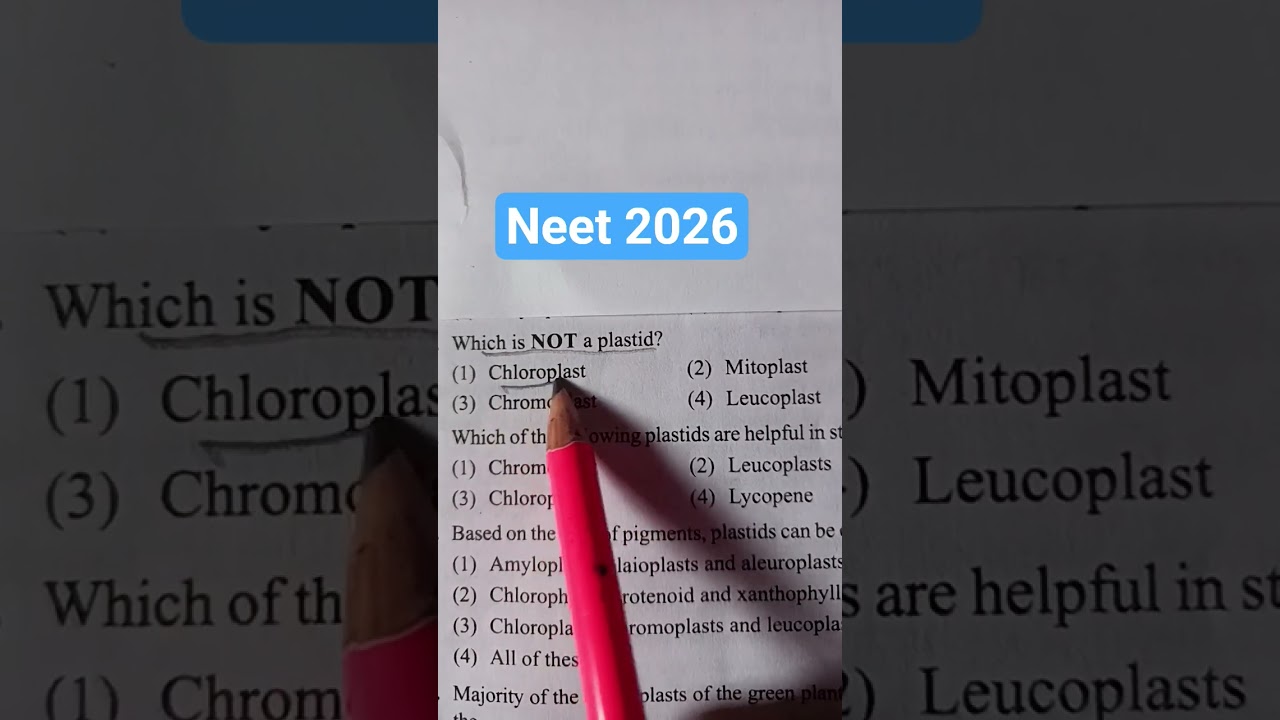 Neet 2026 MCQ biology questions practice #neet #biology