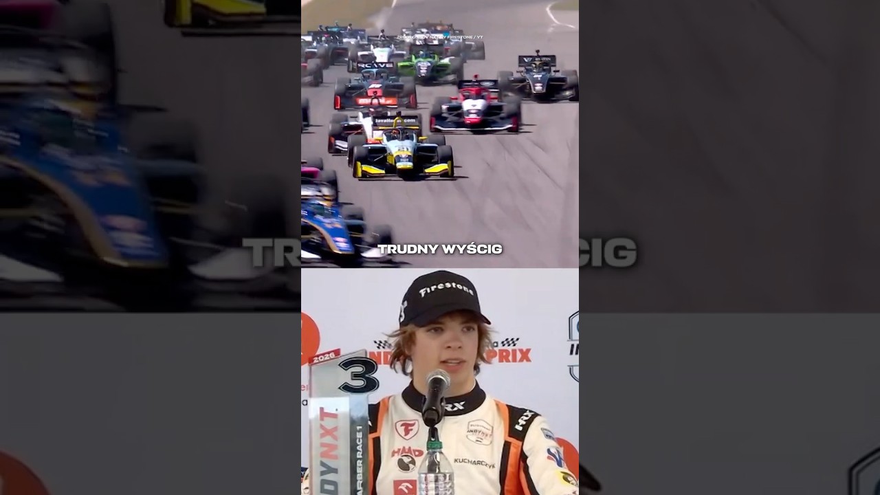PROBLEMY FIZYCZNE TYMKA KUCHARCZYKA I KOLEJNE PODIUM W INDY NXT