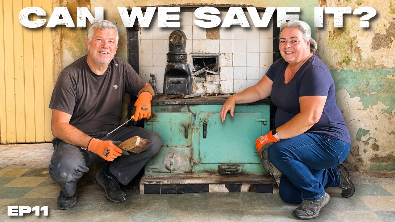 Can We Rescue This Stanley Stove? | Derelict Irish Farmhouse Renovation | EP11