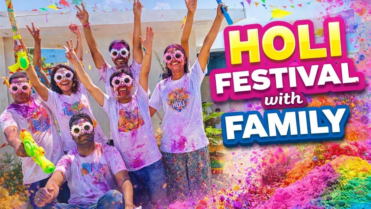 Holi Day Celebration | Rangon Wali Masti  full day vlog