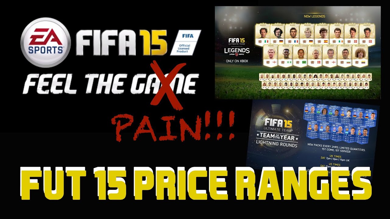 FIFA 15 FUT Price Ranges - #RIPFUT