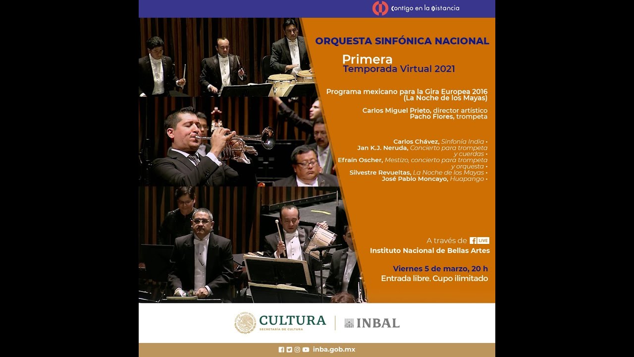 Concierto Mexicano para la Gira Europea 2016 / Orquesta Sinfónica Nacional / INBAL / México