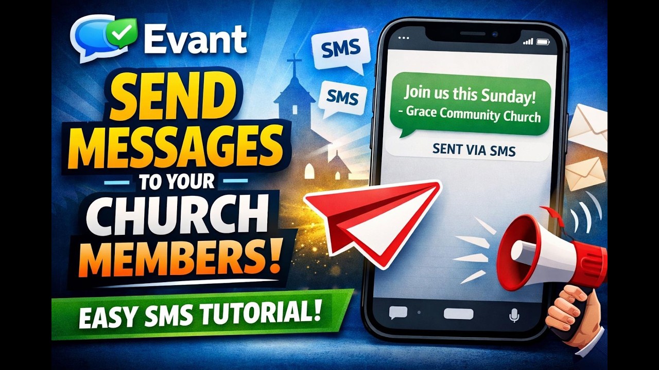 Evant's Community SMS | How to send an SMS message with your to all your members